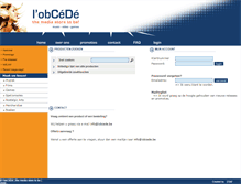 Tablet Screenshot of lobcede.be